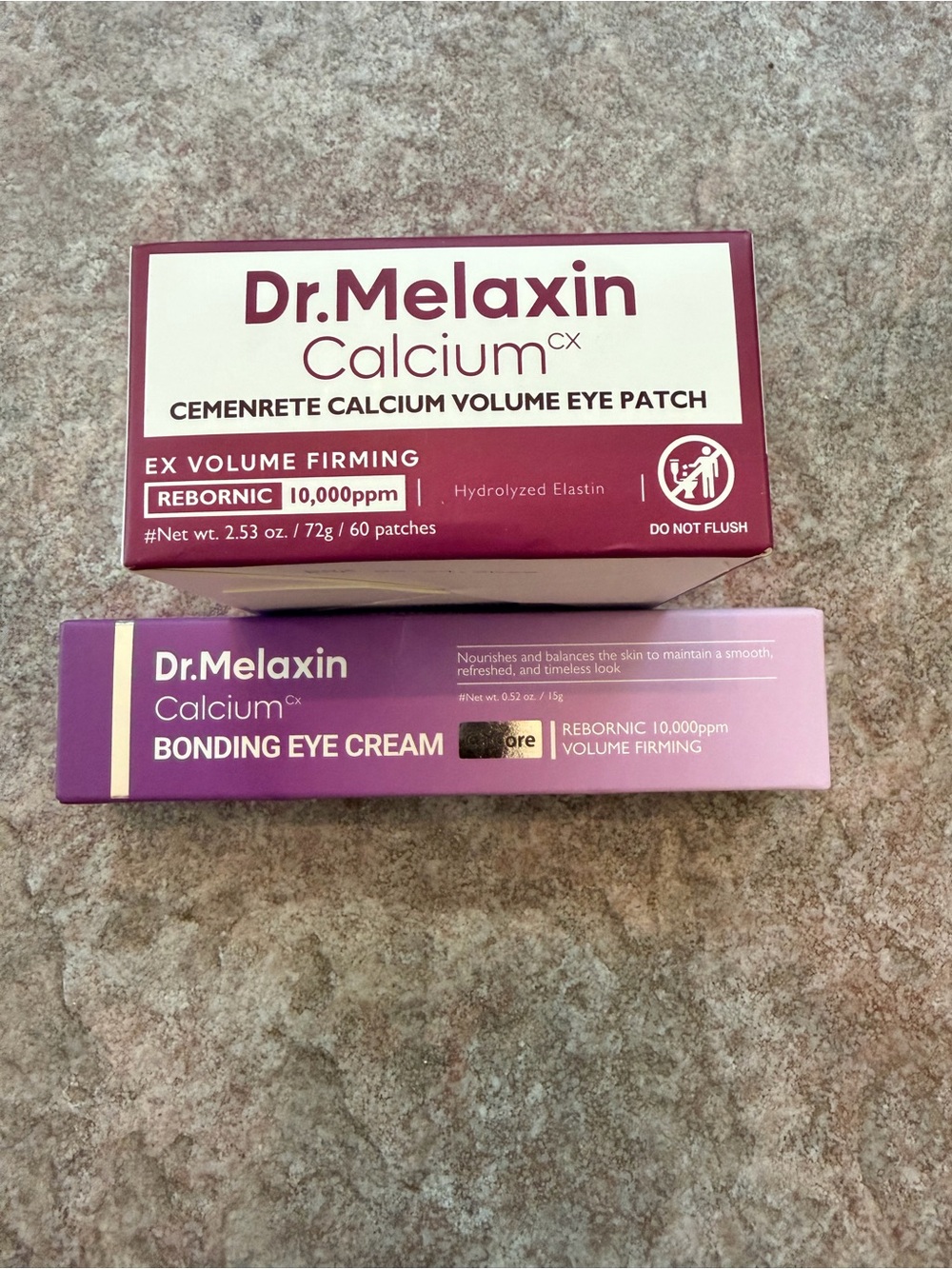 Dr. Melaxin Calcium Eye Patch & Bonding Eye Cream Bundle
